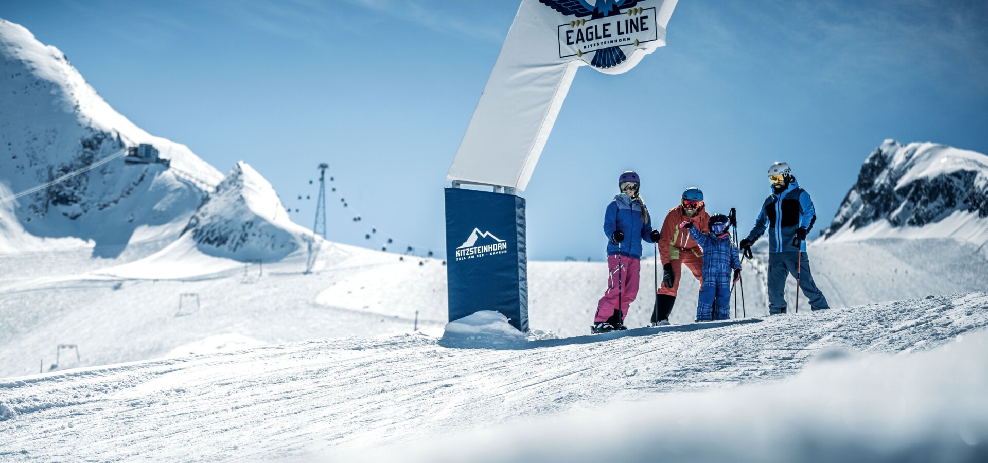 The "Eagle Line” fun piste guarantees cries of joy from children – but big adventurers and snow park beginners let the happiness hormones take over here too