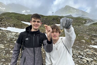 Müllsammelaktion Umweltbaustelle Alpenverein am Kitzsteinhorn | © Edith Danzer