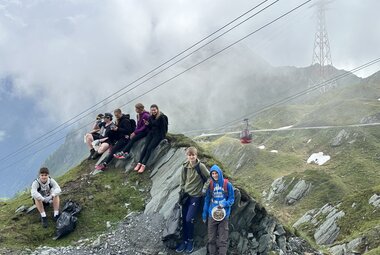 Müllsammelaktion Umweltbaustelle Alpenverein am Kitzsteinhorn | © Edith Danzer